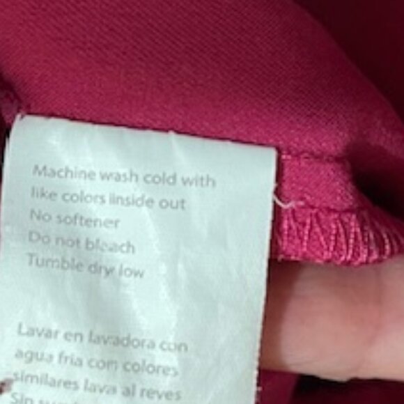 Fabletics On-Call Large Medical Doctor Nurse Scrub Joggers in Pink Hibiscus - Picture 6 of 8